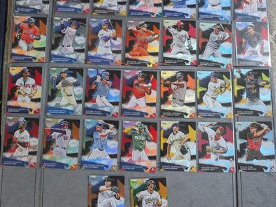 2026 Topps 75 Series 1 'Stars of MLB' Baseball Card Lot - Ohtani, Trout, Judge, Acuna Jr. Complete Set.