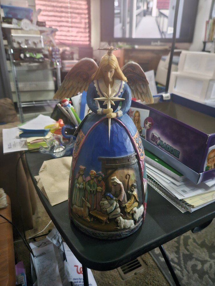 Jim shore angel nativity