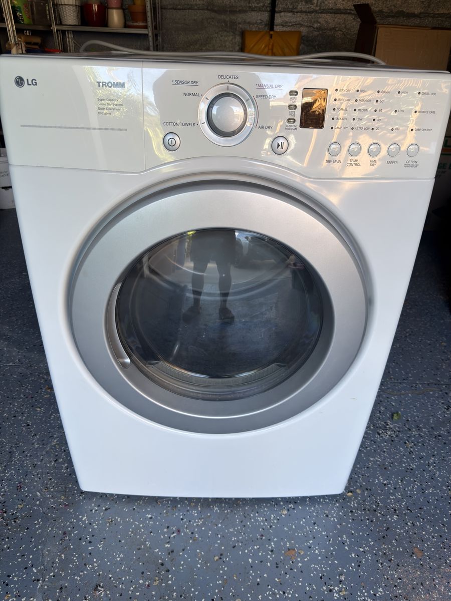 LG Tromm 27 inch front load gas dryer