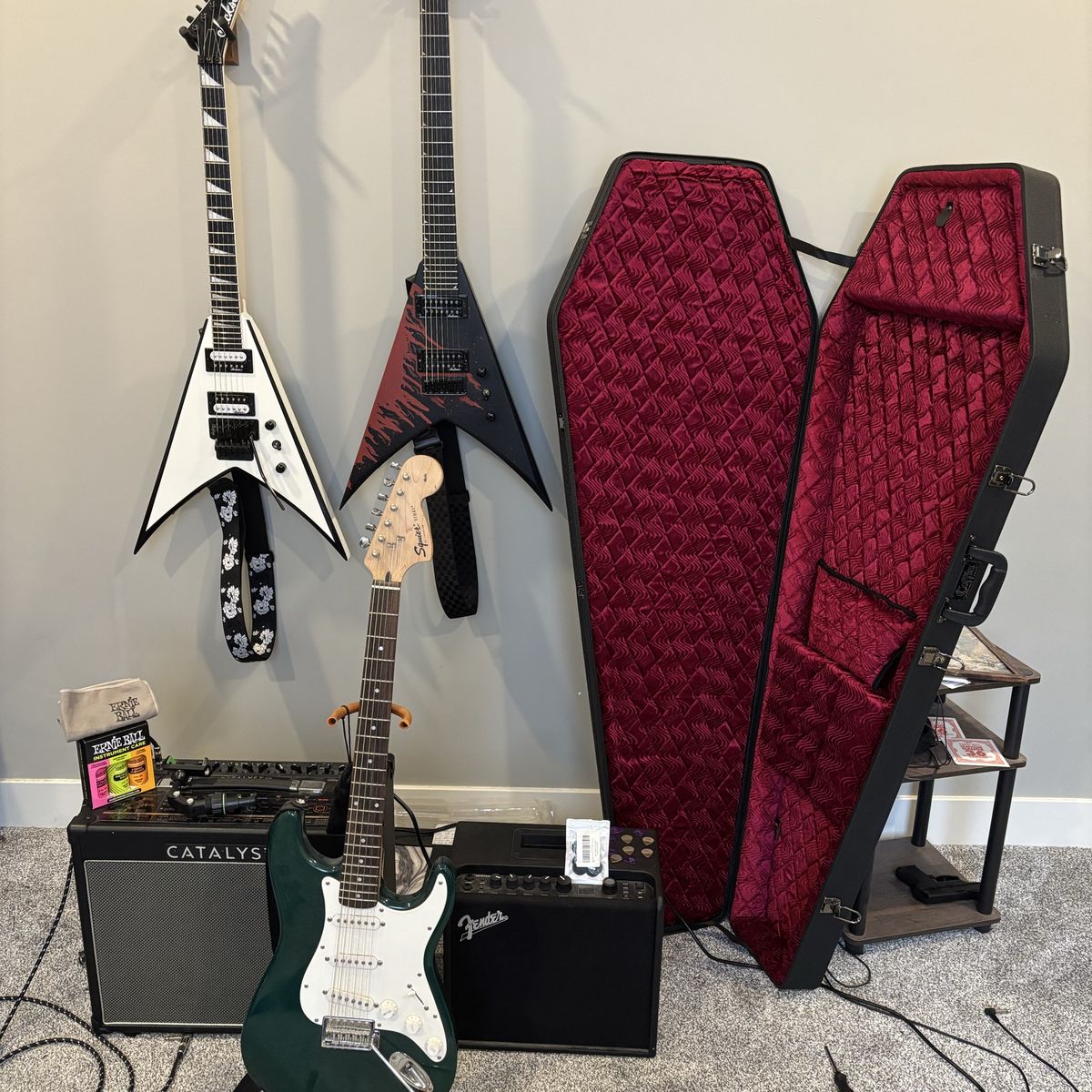 Extreme Coffin Guitar Case 300-VXR Universal