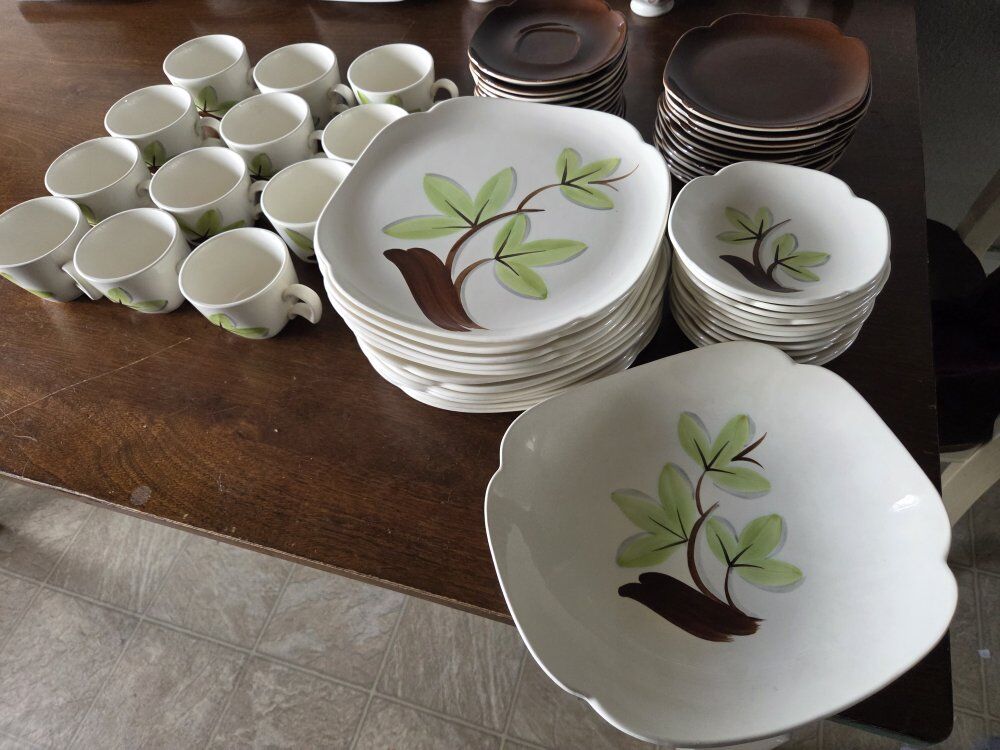 vintage woodland continental Kilns Dinnerware set