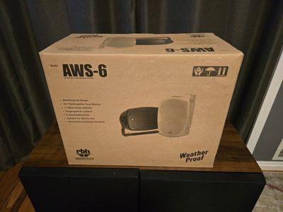 RBH AWS-6 All-Weather Loudspeaker System - White (New in Box)