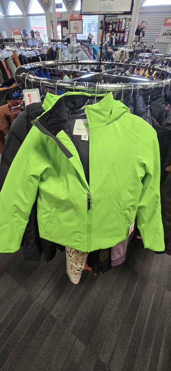 Obermeyer Girls Rylee Print Jacket - Green Scene