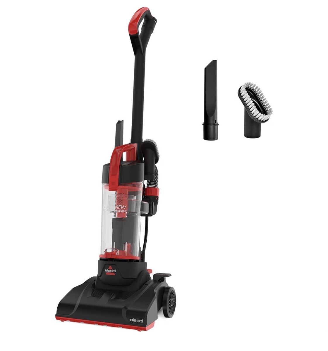 Bissell CleanView Compact Bagless Upright Vacuum w/ Scatter-Free Technology & Easy-Empty Dirt Container