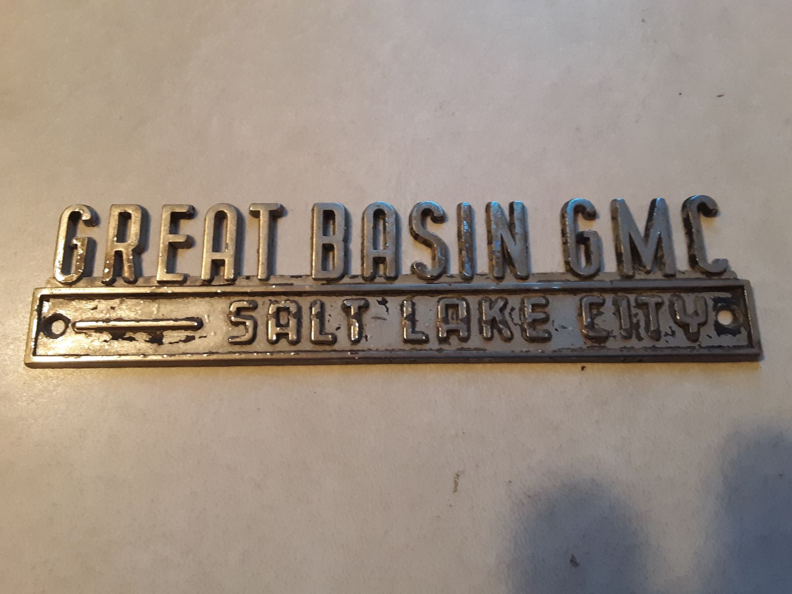Vintage Great Basin GMC Salt Lake Emblem 1970's-1980's
