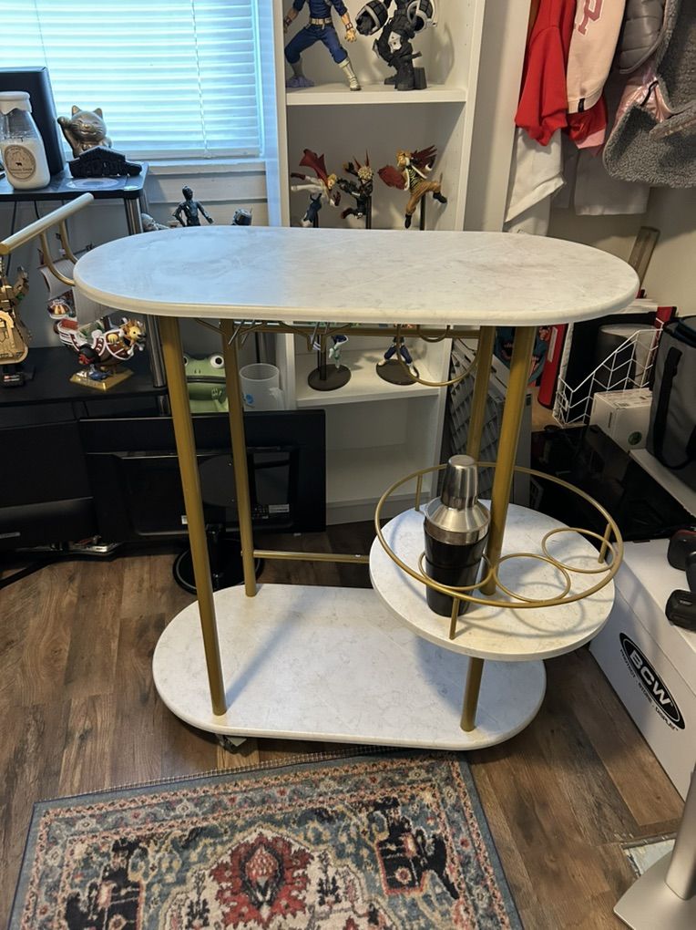 Gold Bar Cart
