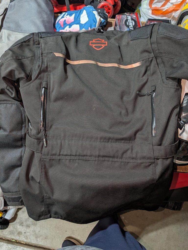 Harley-Davidson Quest Triple Vent System Riding Jacket - Medium, Canvas, Waterproof When I say OBO I mean shoot your shot!