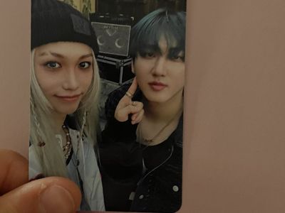 Stray kids Felix and changbin photo card