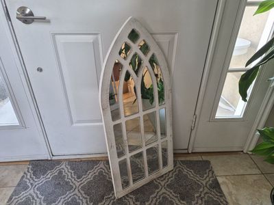White Cathedral Arch Mirror