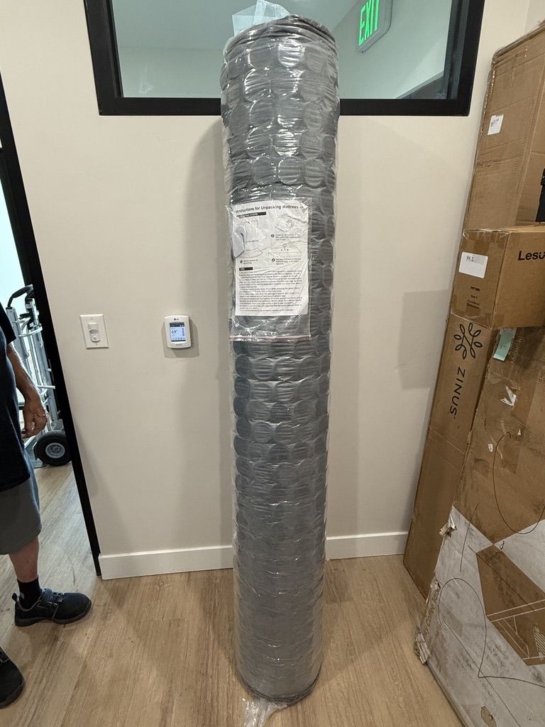 Brand New All Black King Hybrid Mattress – Factory Sealed