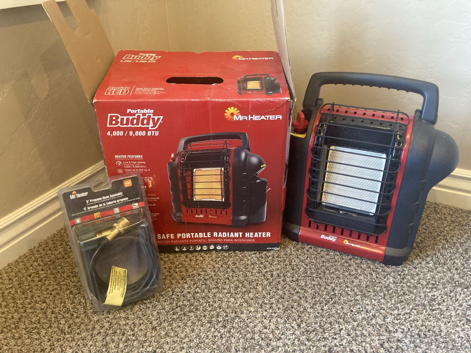 Mr Buddy Heater w/ LP Adapter Hose