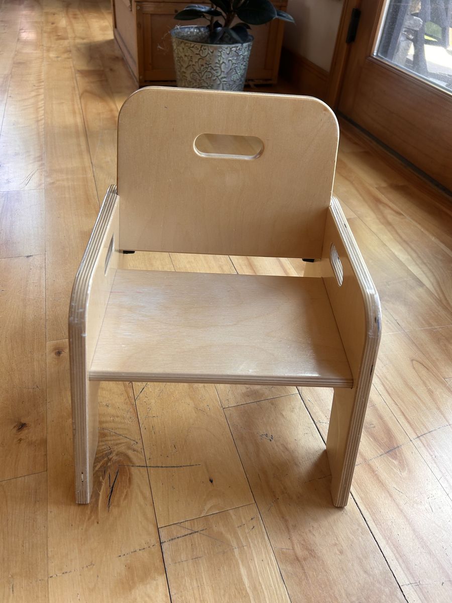 Lakeshore Learning Classic Birch toddler table and 2 chairs set for $150