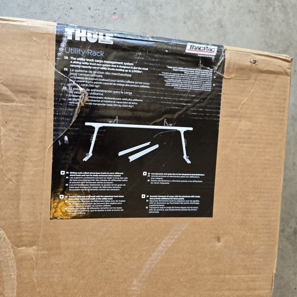 NEW THULE TracRac Pro2 Full Size 37002XT truckrack