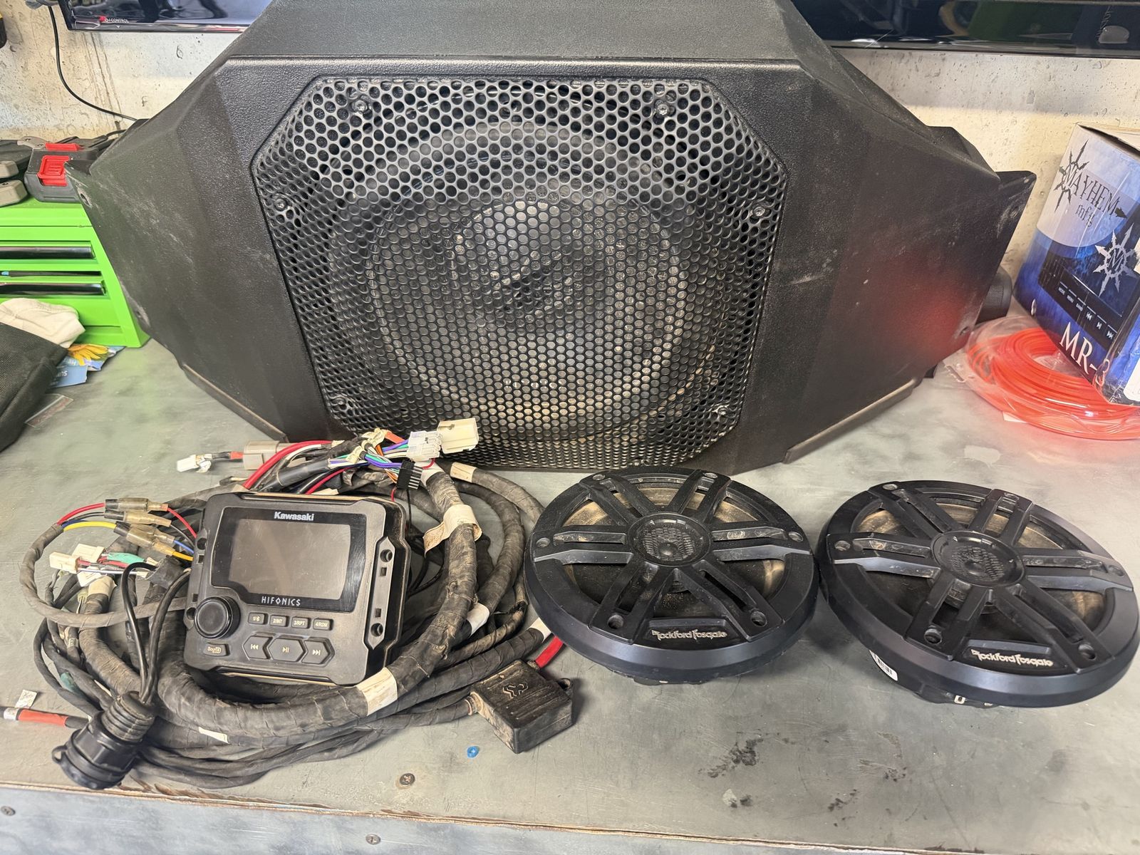 Kawasaki KRX Full Factory sound system 2 seater
