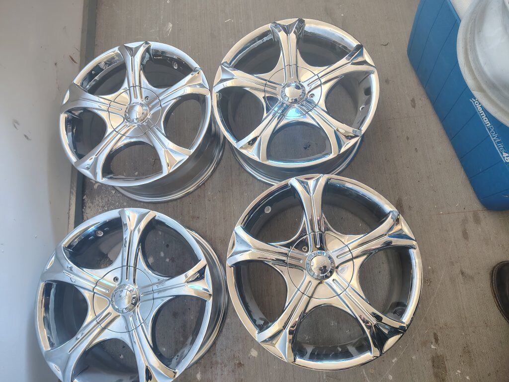 New 16x7 4 lug wheels