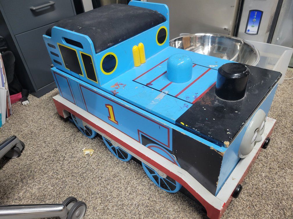 vtg Thomas the Train toy box