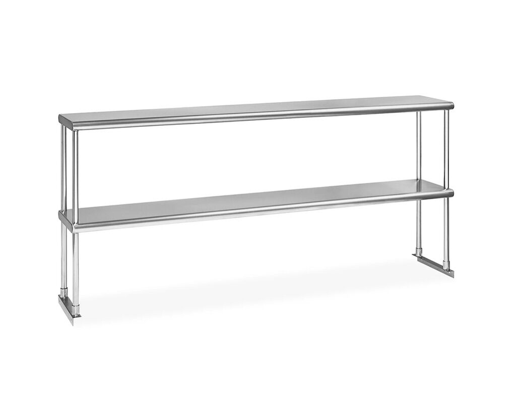 Double Tier Stainless Steel Overshelves