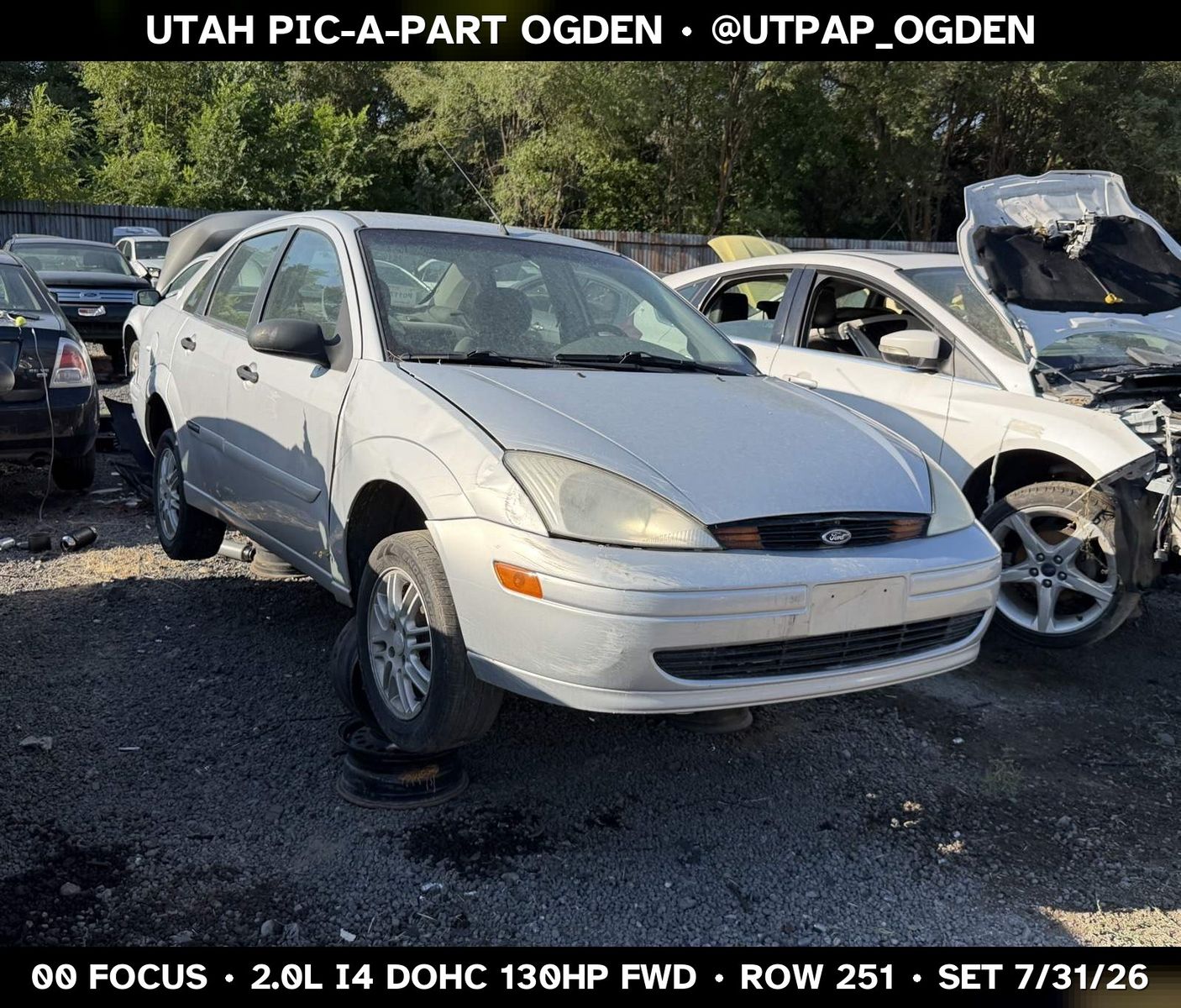 Just In! 2000 Ford Focus Parts - UTPAP Ogden