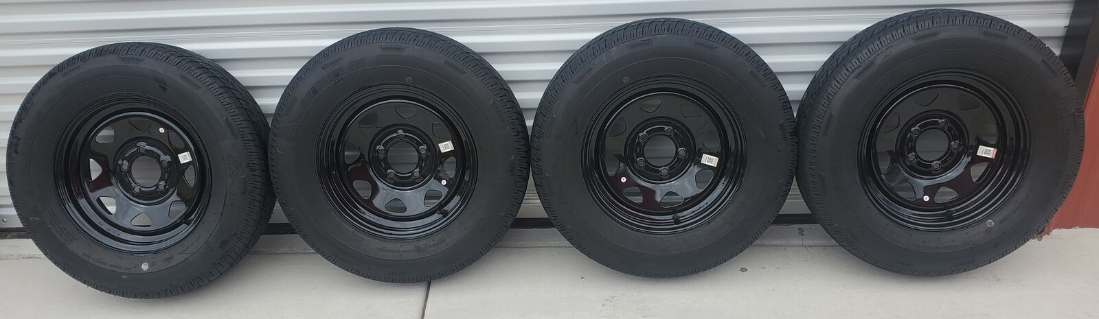 Rainier ST tires and wheels 205 75 r 15      5 x 4.5 bolt circle