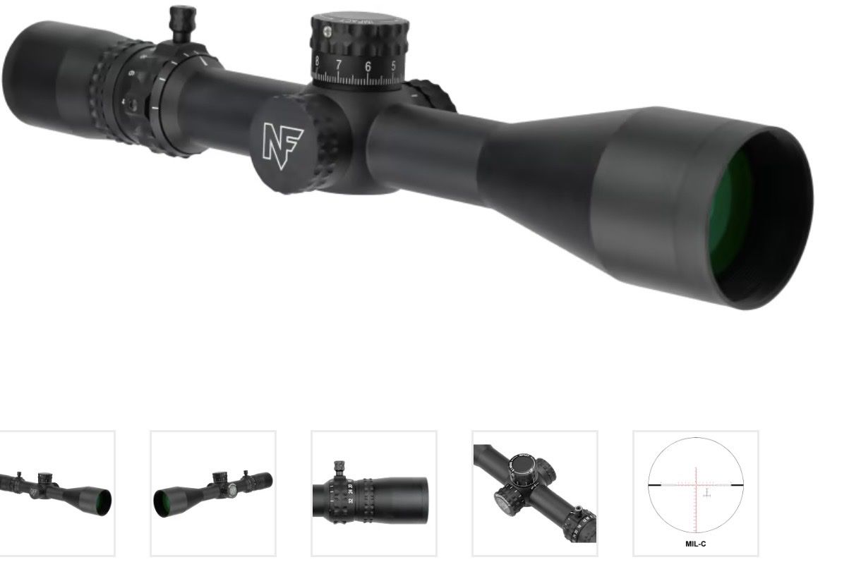 Nightforce NX8 4-32x50 F1 Rifle Scope MRAD MIL-C Reticle with Warne Skyline Mount