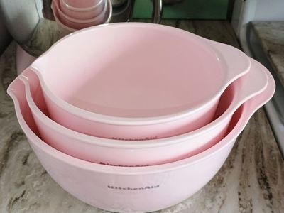 KitchenAid Pink Nesting Mixing Bowl Set