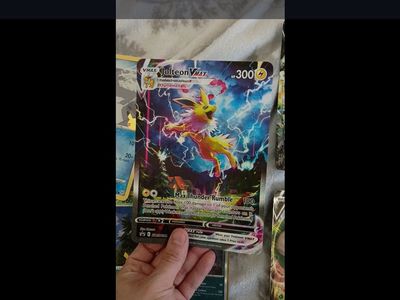 Pokemon Cards VMAX Jolteon, Koraidon, Blastoise GX - Lot of 3 Trading Cards