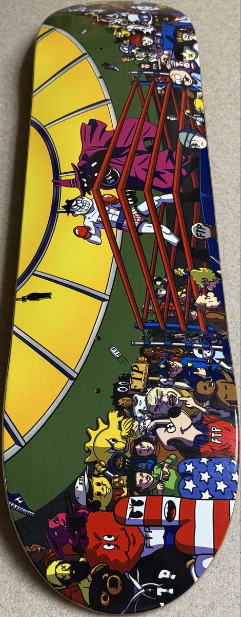 FTP Fight Night Skateboard Deck 8.125” – Brand New