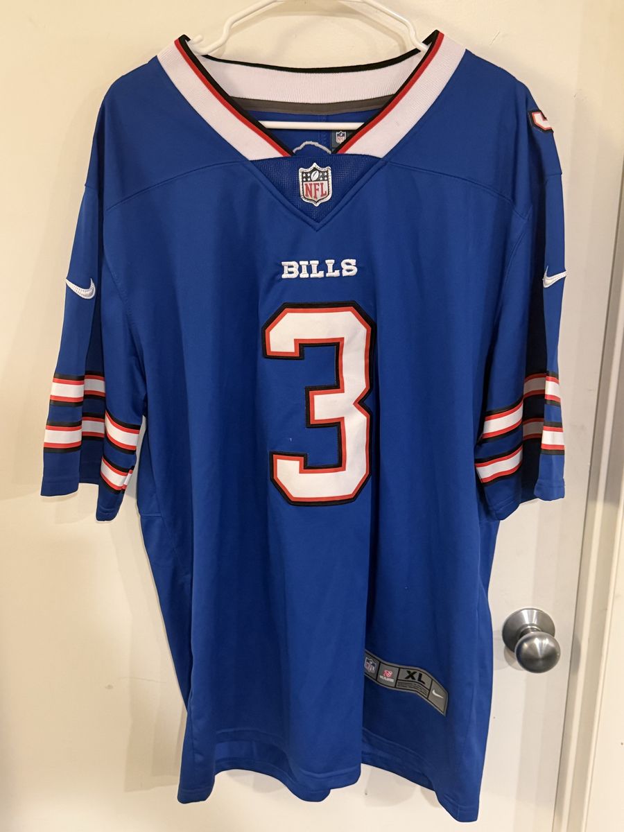 Buffalo Bills #3 Damar Hamlin Jersey Size XL