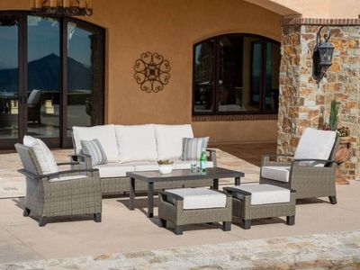 NEW! Las Palmas 6-Piece Seating Set, 801-624-6790, retails for $3299 our price $1295!