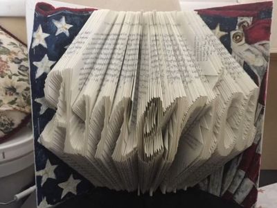 Folded Book Art Decor