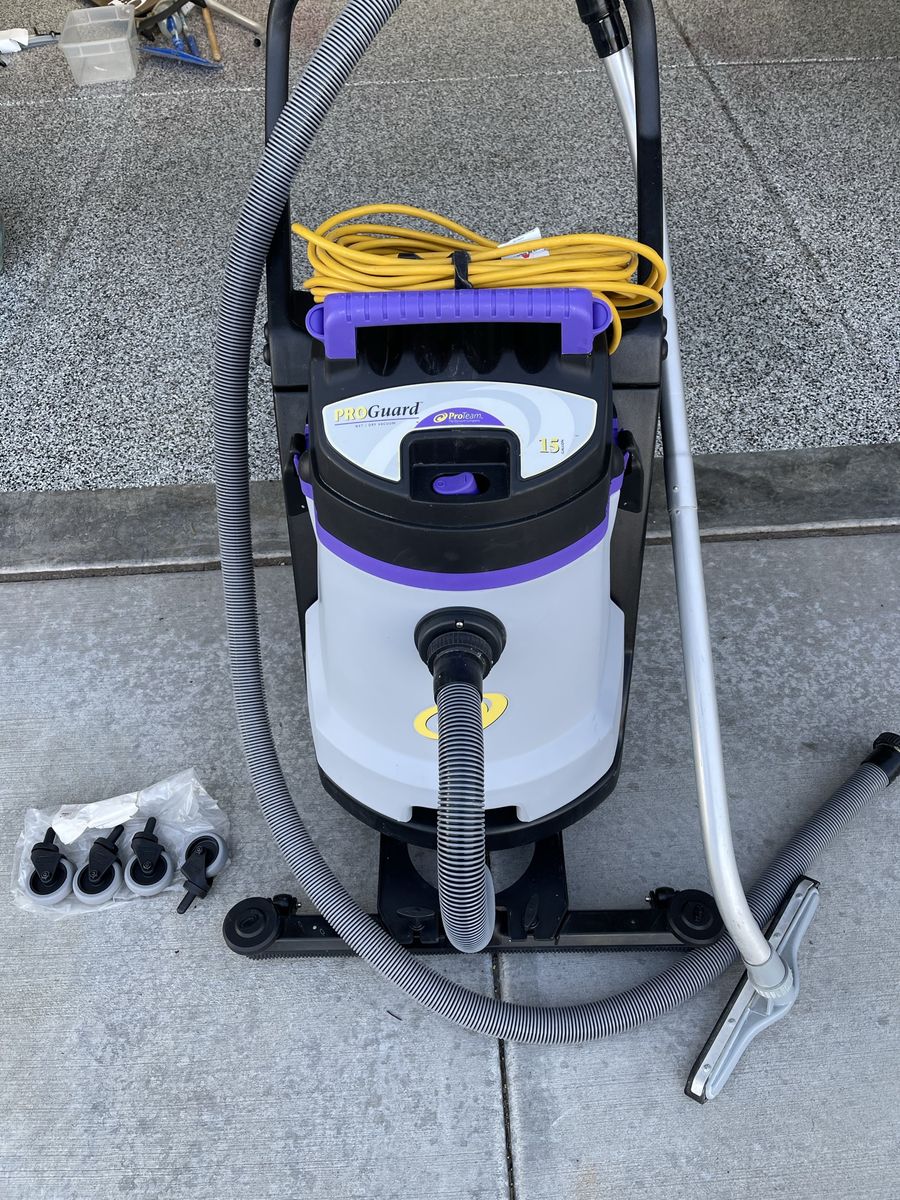 Proteam 15 Gallon Commercial, Wet, Dry Vacume