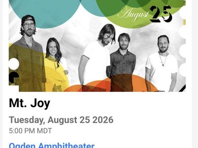 Mt. Joy tickets, Ogden Twilight Series