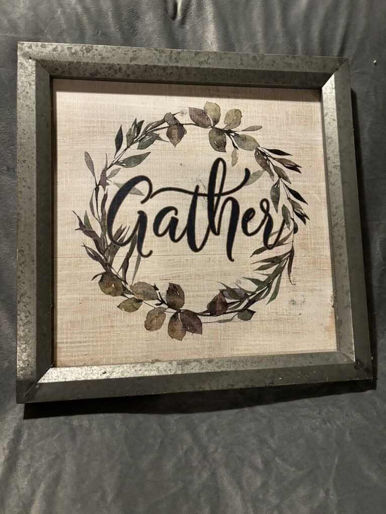Gather Metal Wall Hanging