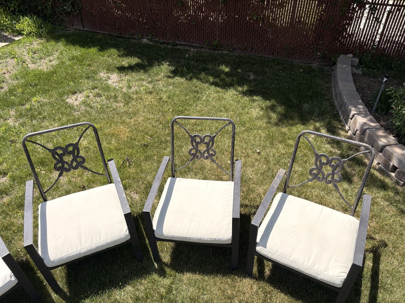 Set of 4 - Good old Patio chairs