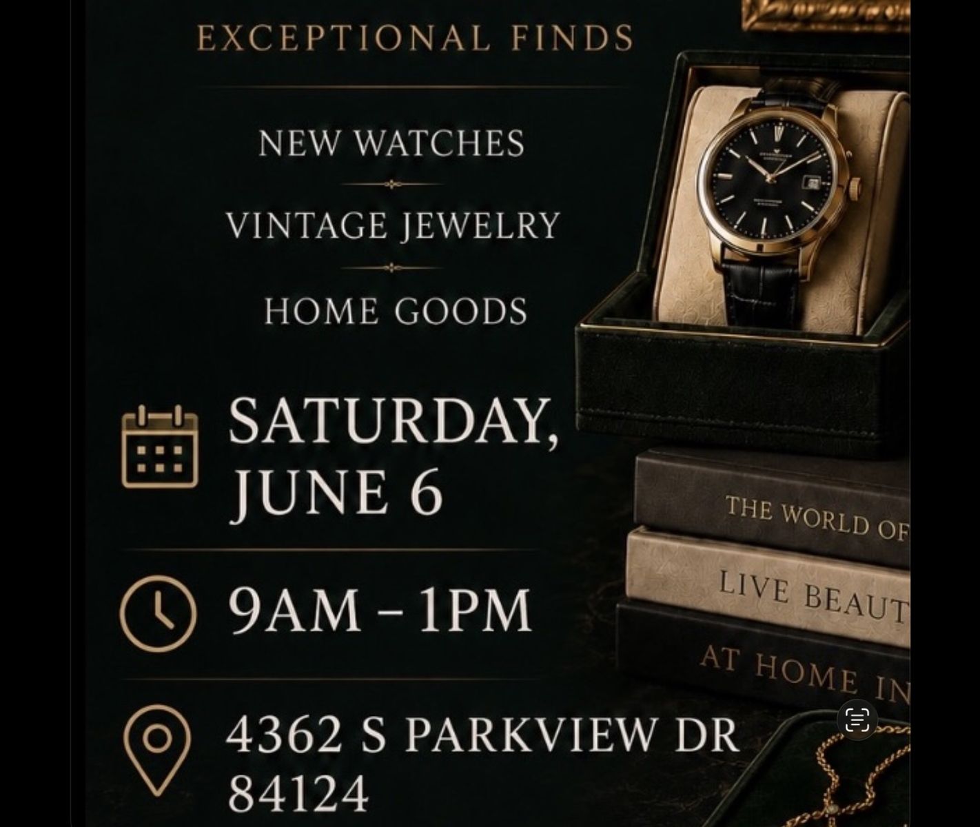 Luxury Yard Sale 9am to 1pm