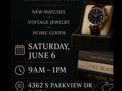 Luxury Yard Sale 9am to 1pm