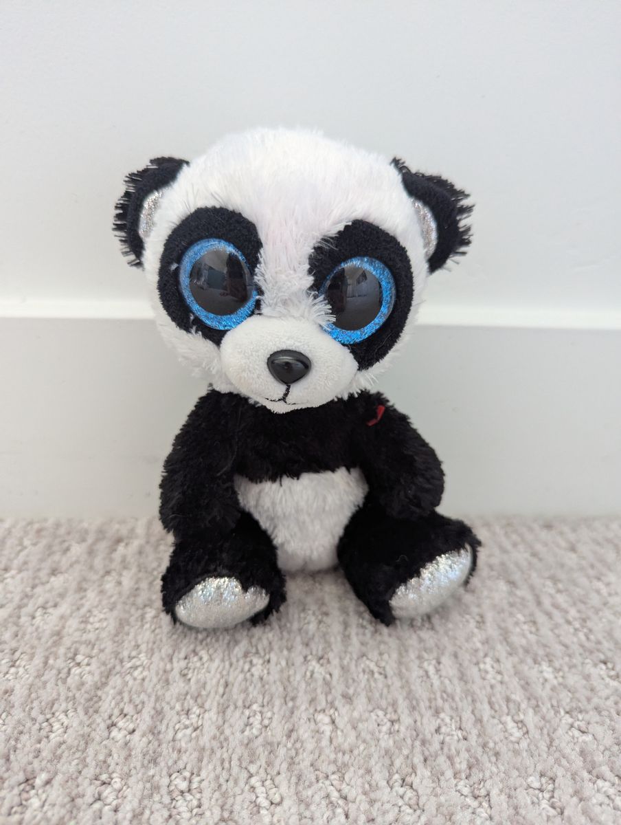 Ty Silk Beanie Boos - Bamboo the panda