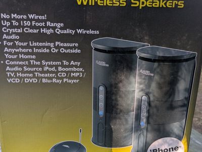 Bluetooth indoor/outdoor speakers (2) brand new in box