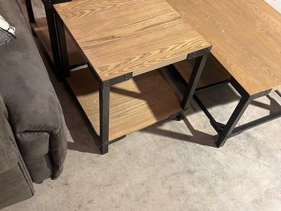 End Tables, Coffee Table, Two Lamps Set