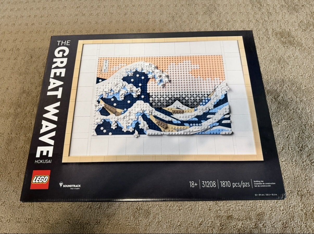 LEGO Art The Great Wave Hokusai 31208 Building Set