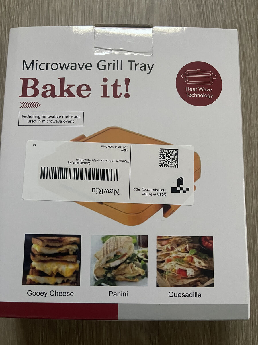 Microwave grill tray