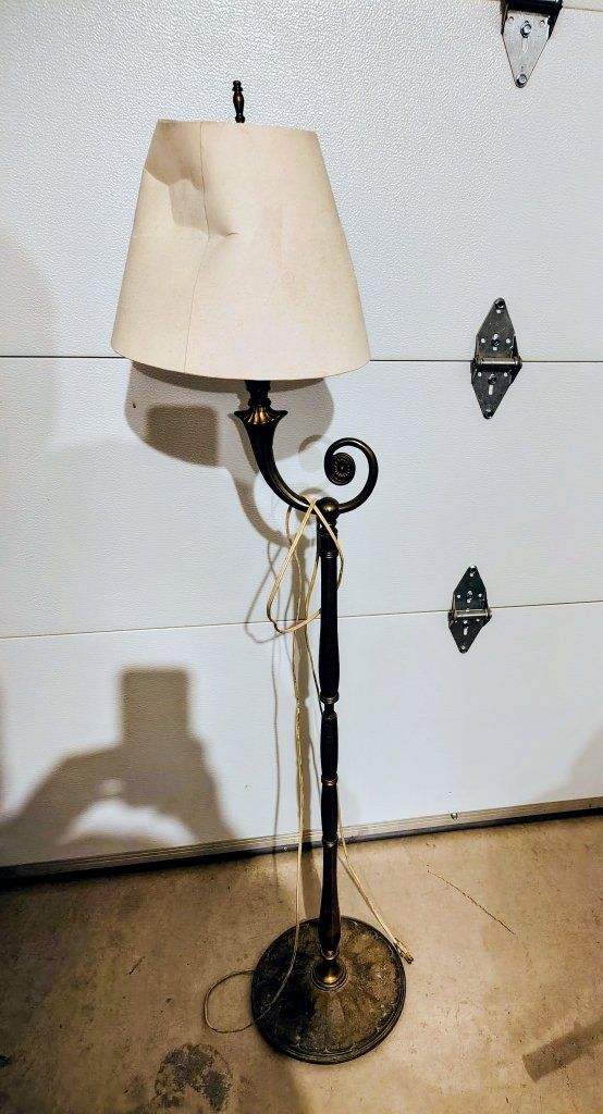 Wrought Iron Antique Floor Lamp