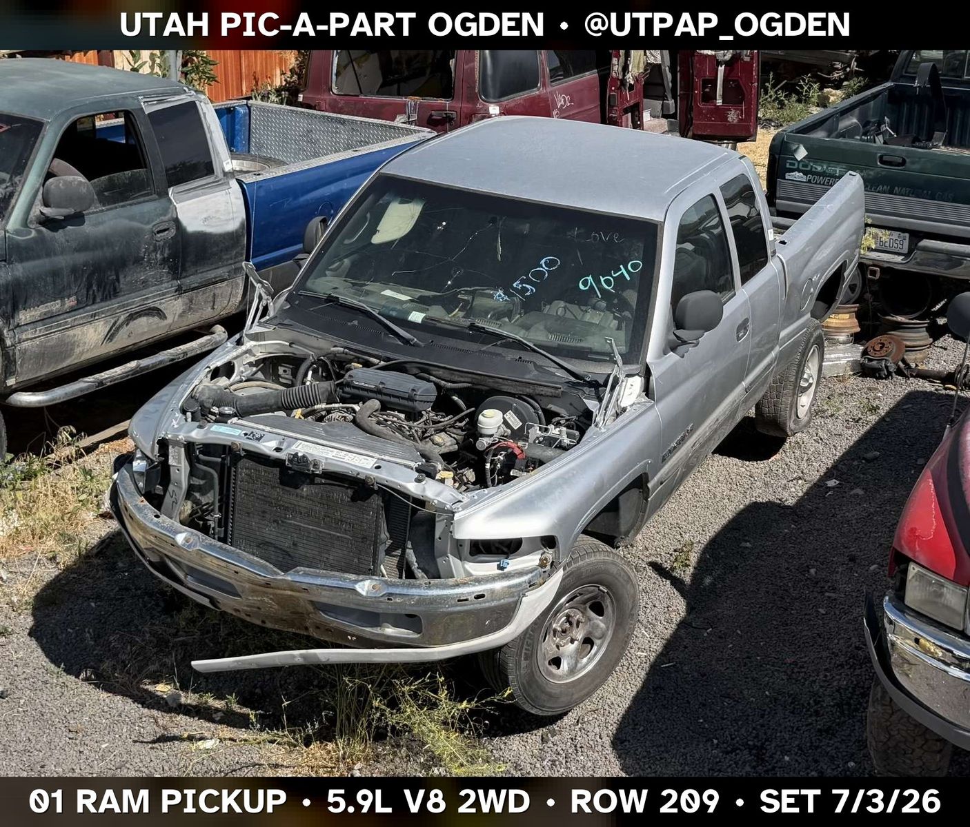 2001 Dodge Ram Pickup Parts - UTPAP Ogden