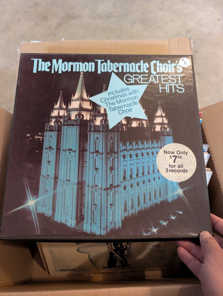 45+ vintage LDS/Christian vinyl records