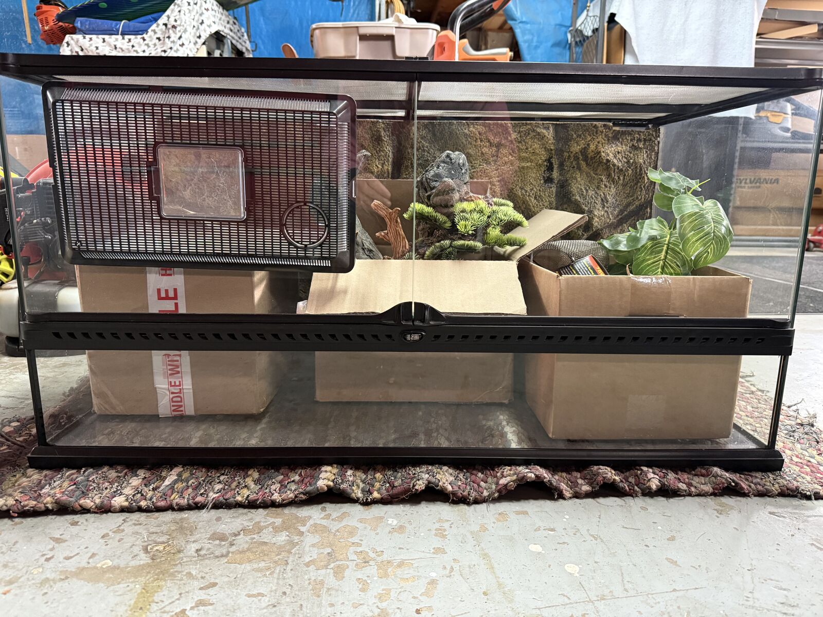 Snake Cage and Accessories