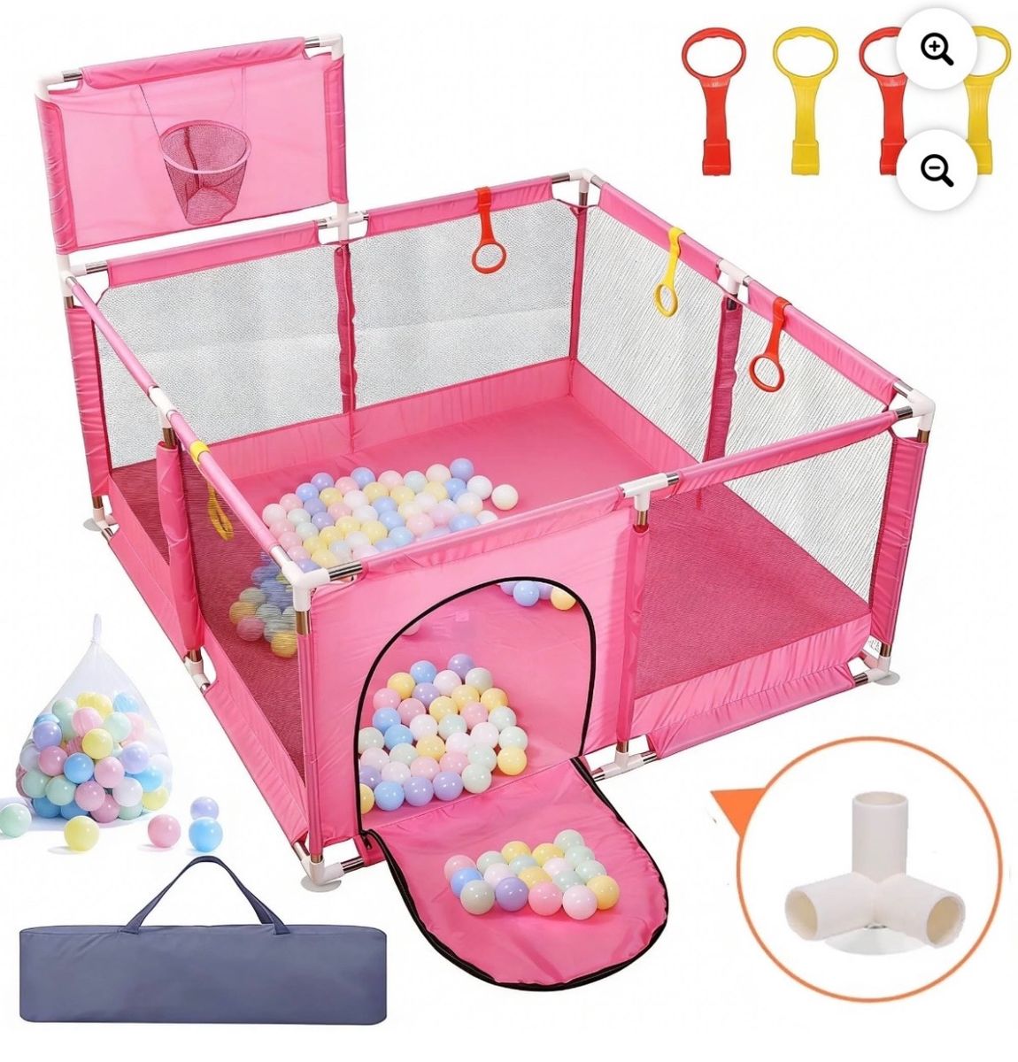 Joystone playpen with balls