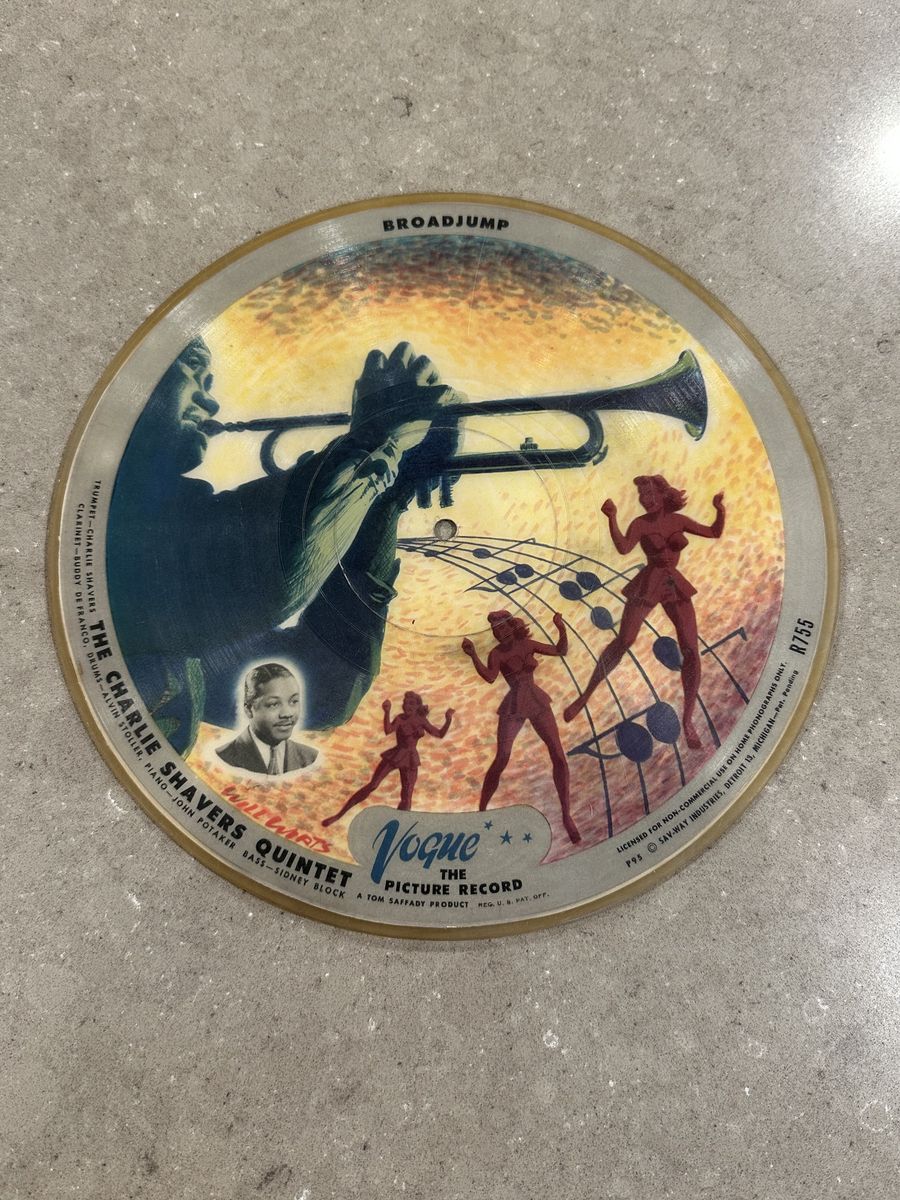 Vogue Picture Disc Vinyl-Vintage-Charlie Shavers