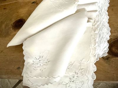 Vintage embroidered Napkins