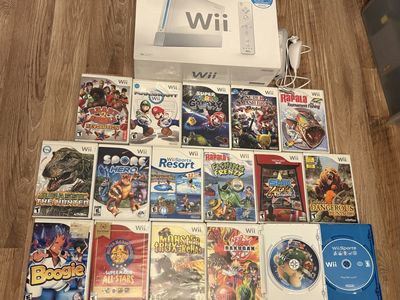 Nintendo Wii Boxed Large Lot 17 Games - Excellent Condition