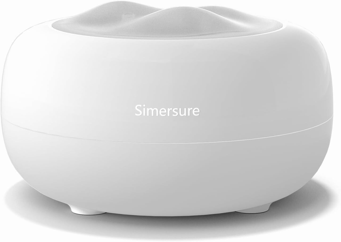 NEW Essential Oil Diffuser, Quiet Humidifier, Timer and Auto-Off, 7 LED Colors Ultrasonic(Milky White)